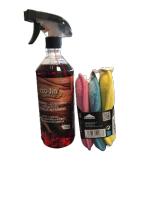ECO-JIN ÓLEO 750ML Madera Oscura+ 3 ESTROPAJOS ANTIARAÑAZOS de doble cara  , ECO JIN OLEO Tipo Aceite Teka. Limpiador, Reparador, Restaurador, Abrillantador. - details 0