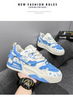 Zapatos Casuales Para Hombre Con Suela Gruesa Cuatro Estaciones Zapatos De Caminar Al Aire Libre Suaves Zapatos Planos Juveniles Moda Deportiva Zapatillas De Plataforma - details 16
