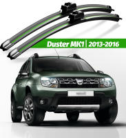 LimpiaFrente LimpiaFrente Delantero Iman LHD Para Dacia Renault Duster 2013-2016 Plegable Natural De Goma Negro Y Verde Accesorios De Ventanas - details 0