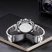 Reloj De Cuarzo Retro Clásico Para Hombres Odeda Design 2024 45mm 30m Impermeable Deportivo Y De Negocios Con Cierre De Plegar Y Seguridad - details 2
