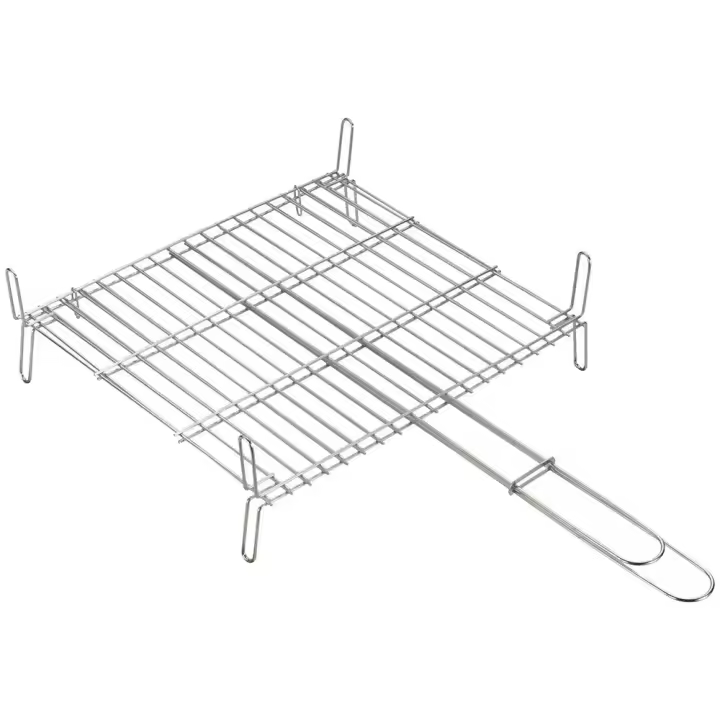 Sauvic Doble Parrilla 50x50 Cm Plateado - 1