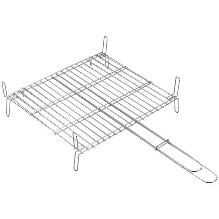 Sauvic Doble Parrilla 50x50 Cm Plateado - 1