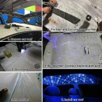 Lámpara De Ambiente Estelar Para Coche Con Control Musical Y RGB 12W 8 Colores Luz Fibras Opticas Para Decoración Del Hogar Y Vehículo DIY - details 6