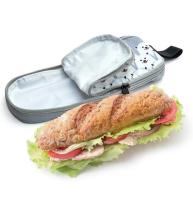 FRIENDS- Porta Bocadillos, portabocadillos infantil, bolsa para bocadillos, bolsa Infantil, bolsa para almuerzo, Termoinsulado, Reutilizable, bolsa reutilizable, PORTABOCADILLOS ENROLLABLE ZIPPER ROLL FIRENDS - details 19