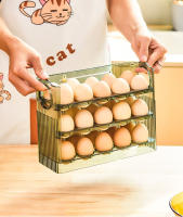 Caja De Almacenamiento De Huevos Automática Con Soporte Para Puerta De Nevera Organizador Especial Para Cocina - details 3