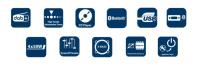 Blaupunkt ESSEN 200 DAB BT Autorradio 1DIN con Bluetooth y Manos Libres, sintonizador DAB+ y RDS, unidad de CD, entrada USB/AUX - details 0
