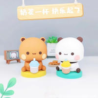 Figura De Peluche Kawaii Bubu Dudu Oso Panda Colección De Miniaturas Animales Juguete Decoración Para El Hogar Regalo Para Niños Y Adultos - details 11