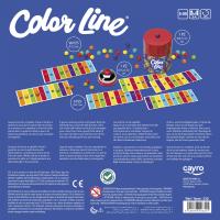Cayro - Juego Color Line  Juego de Mesa Educativo rapido   con Timbre y Sacabolas - De 2 a 4 Jugadores + 5 años - details 2