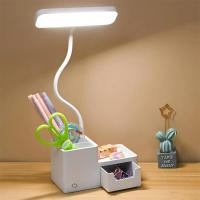 Lámpara De Mesa LED Recargable Por USB Luz Nocturna Táctil Plegable Protección Ocular Para Lectura En La Habitación Color Ajustable a 3 Niveles - details 0