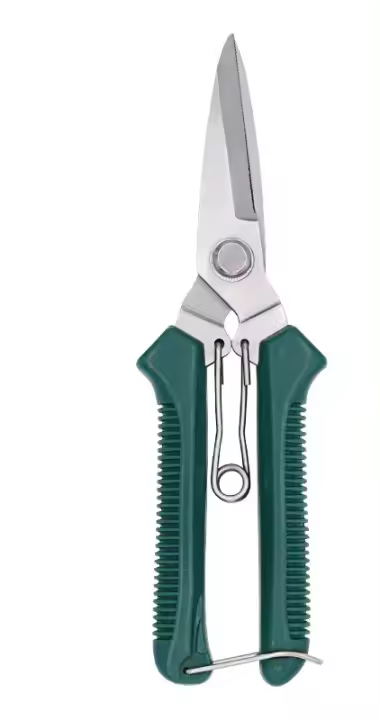 Tijeras De Poda Rectas De 190mm Con Mango Antideslizante Acero Inoxidable Para Jardín Y Bonsái Herramientas Manuales De Poda - 1