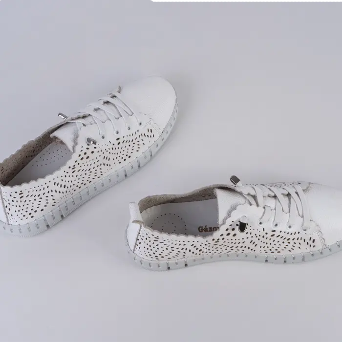 ZAPATO PIEL CONFORT MUJER BLANCO 54705 - 1