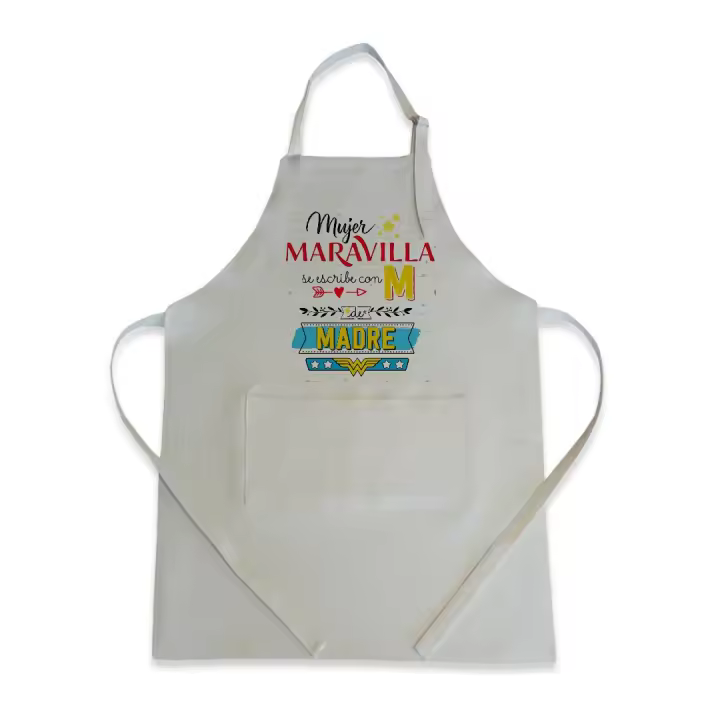 Delantal MADRE cocina barbacoa comidas en familia super mama mami madraza ada+y+sus+detalles - 1