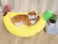 Nido De Perro Y Gato Suave Y Cálido En Forma De Plátano Para Temporada Universal Almohadilla Fría Para Mascotas Suministros De Casa Para Animales De Compañía - details 7