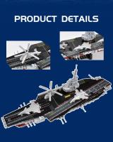 Bloques De Construcción Militar 562pcs 8en1 Barco De Batalla Avión Camión Tanque Para Juguete Infantil Edad Recomendada 6Años+ - details 1