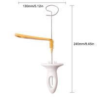 Cortador De Papas En Espiral VKTECH Manual Para BBQ Skewers Tornillo Slicer De Verduras Herramienta Para Cocina Acero Inoxidable Eco-amigable - details 10