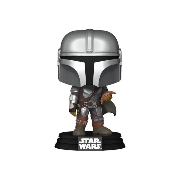 Funko-Funko POP! Star Wars Star Wars - BoBF- Mando w/pouch - 1