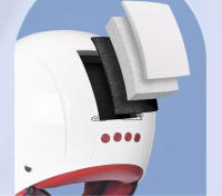 Casco De Motocicleta Eléctrico Para Mujer Con Visera Color Rosa Seguridad Verano Para Vespa Bicicleta Y Moped Casco Abierto - details 7