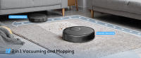 Robot Aspirador y Fregasuelos Teendow T7S,con Potente Succión de 2000Pa,2-en-1,Autonomía 120 min,Aspirador Robot Múltiples Métodos de Control y Modos de Limpieza,Robot Aspirador para Suelo Alfombra y Pelo - details 2