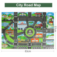 Mesa De Juego Ciudadana 83x57cm Con Señales De Tráfico Mapa De Estacionamiento Dinosaurio Fermero Juguete Educativo Para Niños Sin Batería Material ABS - details 0