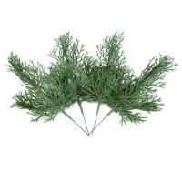5 Piezas De Plantas Artificiales En Vaso Para Decoración De Boda Accesorios De Novia Regalos DIY Caja De Caramelo Navidad Rama De Pino Colgante Material PP - details 3