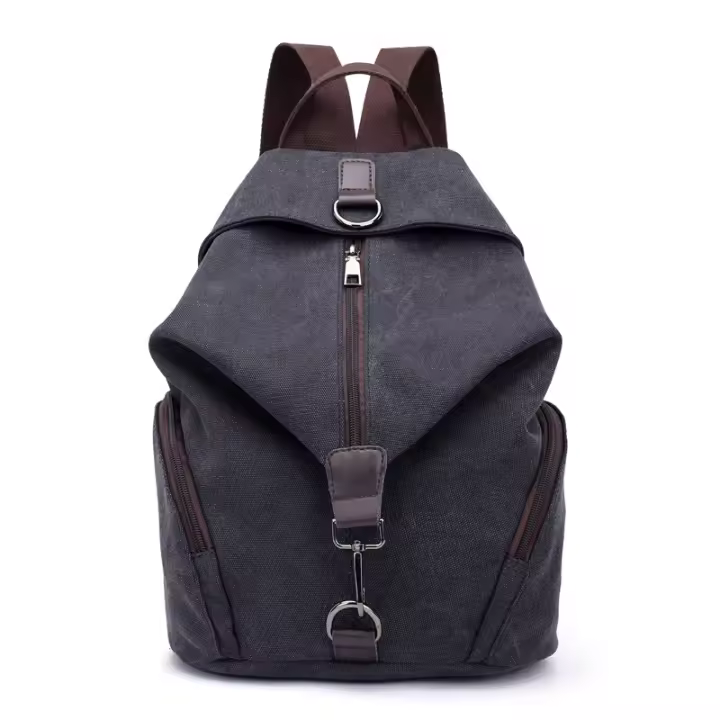 Bolso Pequeño para Mujer, Con múltiples bolsillos, mini Bolso de hombro de Lona con Cremallera - 1