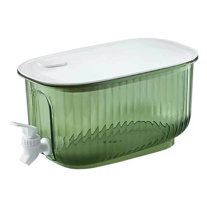 Dispensador de Agua Fría de Plástico Tetera con Grifo para Bebidas - 1