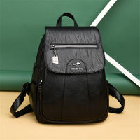 Mochila De Cuero Genuino Para Mujer 2024 Alta Calidad Vintage Bolso De Viaje Escolar Para Niñas Bolsa De Hombro Arco Iris - details 17