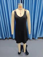 Vestido De Verano Con Cuello En V Y Cintura Alta Ajustado Sin Mangas Para Mujer Estilo Europeo Y Americano Amazon - details 4