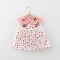 Vestido De Verano Para Bebé Niña Con Diseño De Conejito De Peluche Vestido De Princesa Sin Mangas A-LINE Para Recién Nacidos De 0 a 3 Años - details 1