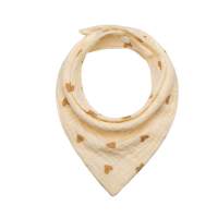 Juego de 5 piezas de babero de gasa triangular para bebé para otoño e invierno - details 4