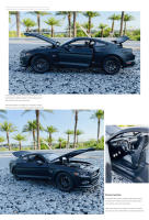 Maisto 1:18 Ford Mustang GT Deportivo De 2015 Modelo Clásico De Coche De Aleación Decoración Coleccionable Regalo Para Adultos Y Niños Desde 7 Años - details 5