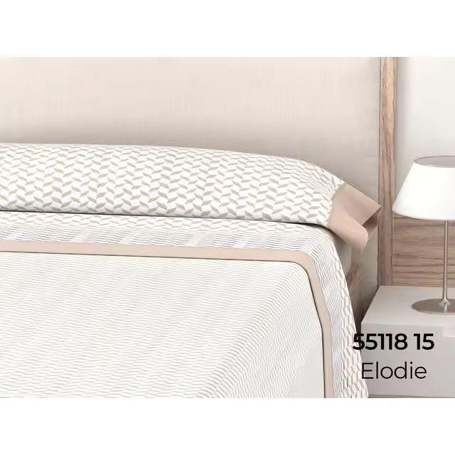 Juego de sábanas ligero, suave, fresco. Azul, Verde. Juego de Cama 100% Microfibra tacto Satén. Cama de 150, 135, 90 y 105. Primavera, Verano. Dormitorio Elegante, Alegre, Colorido,Luz - 1