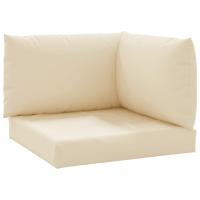 vidaXL Cojines para palets 3 unidades tela Oxford Color Gris,  Beige,  Azul claro y mas Cojín Decorativo de Asiento Cojines de muebles de salon - details 0