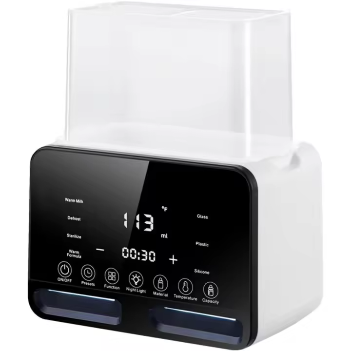 Calentador de biberones para bebé, calentador de biberones 10 en 1, calentador rápido de leche para bebes con regulación precisa de la Tema y Pantalla LED, calentador de alimentación para leche - 1