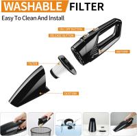 Powerful Hand Sspirador 120W Funciona en Seco y Húmedo, Lavable HEPA Filter, Full Para Acter Oficina, Hogar, Coche - details 4