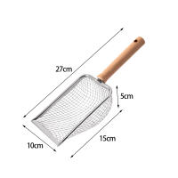 Shovel De Arena Para Gatos En Acero Inoxidable Herramienta De Limpieza Duradera Para Mascotas Adecuada Para Gatos Perros Lirios Y Gatos Jóvenes - details 5