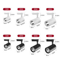 Iluminación De Track LED Completa COB Para Tienda De Ropa Y Hogar Spot Luz De Techo Con Enchufe 110-265V Fijación Por Montaje - details 1