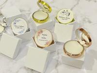 Lote de 20 Bálsamos de Labios con Espejo y Aroma Vainilla en Caja Blanca de Regalo - Regalos para Bodas y Despedidas - details 5