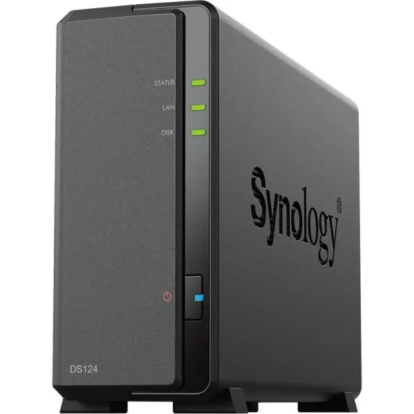 Synology DS124 NAS 1-Bay Realtek RTD1619B 1GB DDR - 1