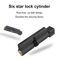 Cerradura De Seguridad Para Puerta De Metal Antirrobo Con Llaves Cerradura De Manija Para Entrada Dormitorio Baño Material De Hierro Tamaño 230*140*60mm Peso 780g - details 8