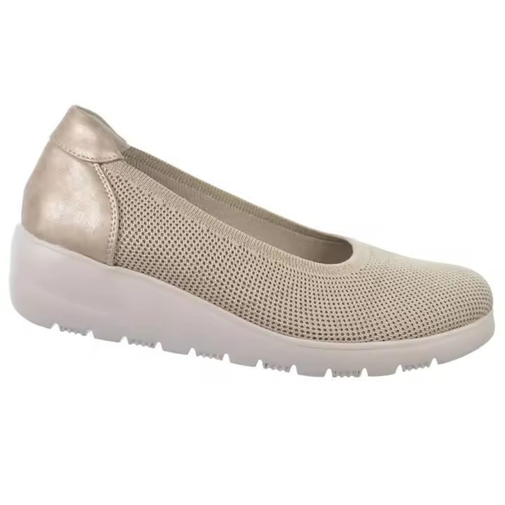 30s Treintas L4152 Zapato Confort Textil Cuña Mujer - 1