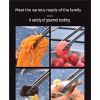 Pinzas De Barbacoa De Titanio 9.2 Pulgadas/23.5 Cm Para Picnic Grill Restaurante Camping Y Hiking Herramienta De Carne Y Mesa - details 4