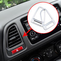 2pcs/set Decoración De Ventosa De Plástico Cromado Para Honda HRV HR-V Vezel Acc. 2014-2019 Adorno Interno Del Coche - details 0