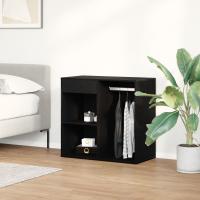 Gabinete Cosmético de Roble Negro vidaXL 80x40x75 cm Hecho de Madera Elaborada - details 0