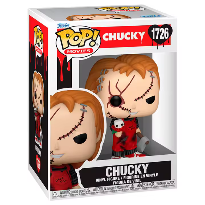 Figura Pop Chucky  - Chucky Valentine-Figura de Vinilo Coleccionable - Idea de Regalo- Mercancia Oficial - Juguetes para Niños y Adultos - Movies Fans - Muñeco para Coleccionistas y Exposición - 1