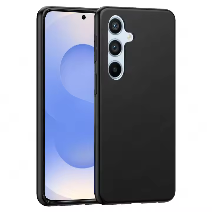 Funda Compatible Con SAMSUNG GALAXY S25 Carcasa Básica, Forro Gel TPU Silicona Líquida Mate Suave Flexible, Material Ligero Antigolpes, Color Negro y Transparente 100%, Ajuste Perfecto, Acceso Conectores, Cortes Precisos, Case Cover Meloenvias mle18 - 1