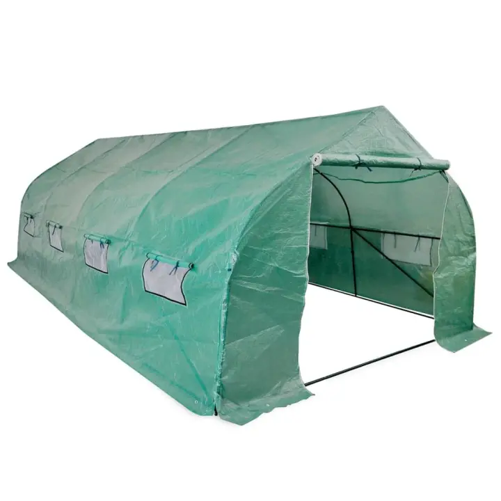 vidaXL Invernadero tienda portátil estructura de acero 18 m² - 1