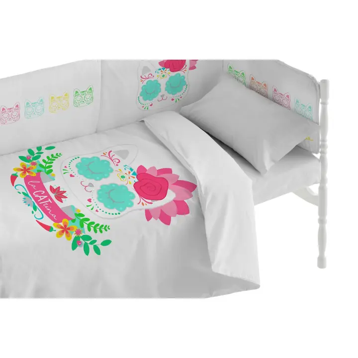 BOHEME - Funda nórdica Cuna Catrina 100x120, 100% algodón. Incluye funda de almohada - 1