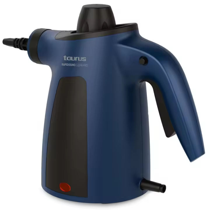 Vaporeta de mano Taurus Rapidissimo Clean Pro | 1050 W | 0, 35 L | Negro y Azul | 7 accesorios - 1