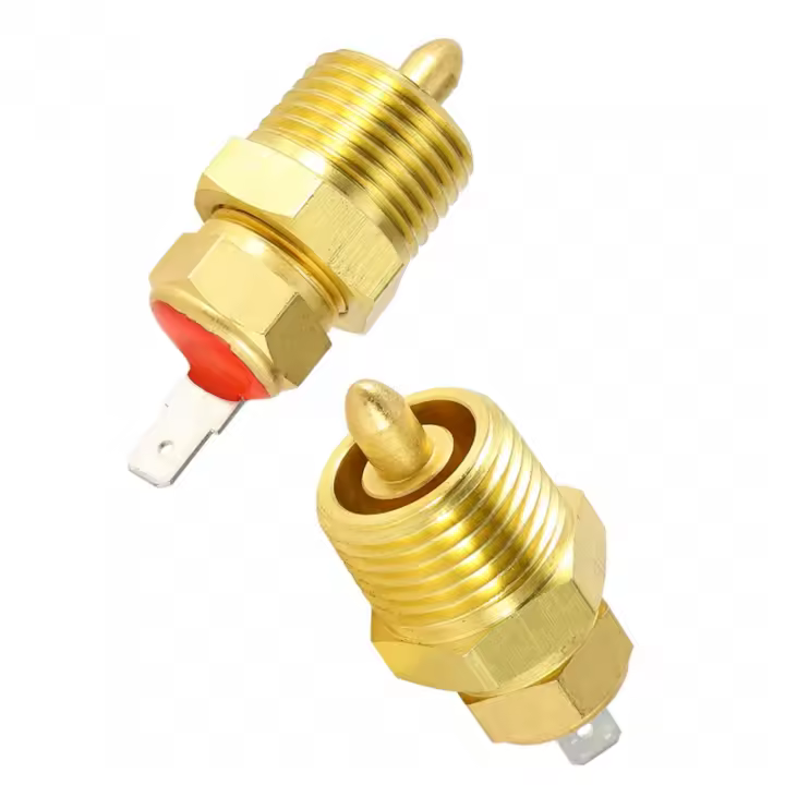 Sensor De Temperatura Para Estanque De Motor Universal Con Interruptor De Ventilador Eléctrico 1/8" NPT 140 Grados Enciende a 125 Grados Accesorios De Automóvil - 1